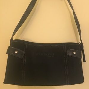 Kenneth Cole suede wristlet
